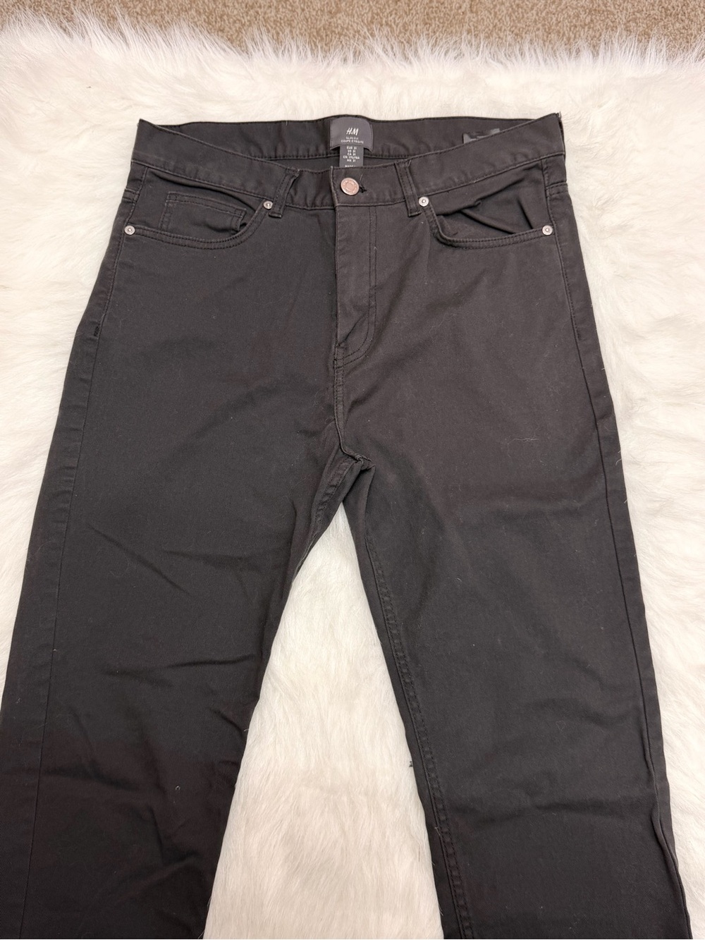 H&M Women Black Slim Straight Jeans